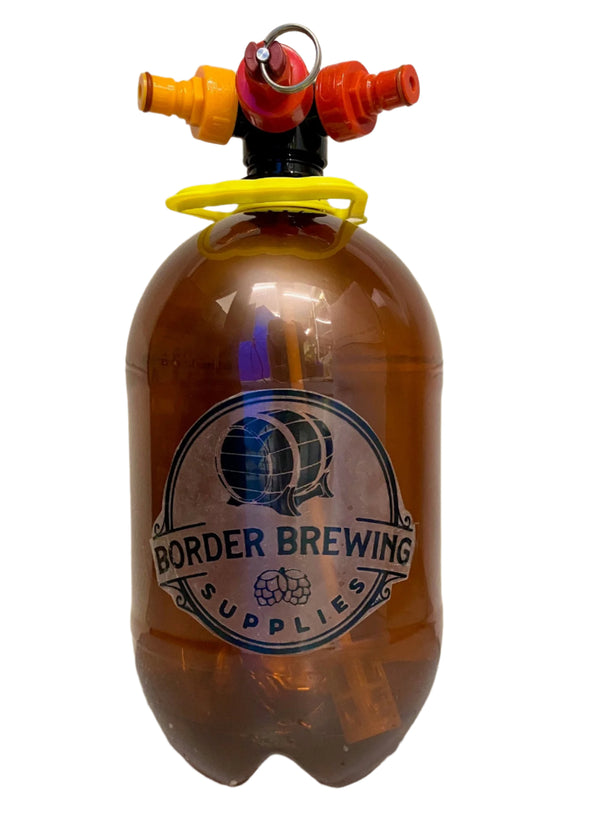 4L Ball Lock Keg Oxebar Monolayer with Tapping Head Kit Dip Tube & filter This great value re-usable plastic keg is the best way to store your home brew in a smaller sized container than traditional 19L corny kegs. The small 4L size is convenient, light weight and perfect for sharing beverages with friends. Great for taking beer to a Party, BBQ, Beach, Camping etc