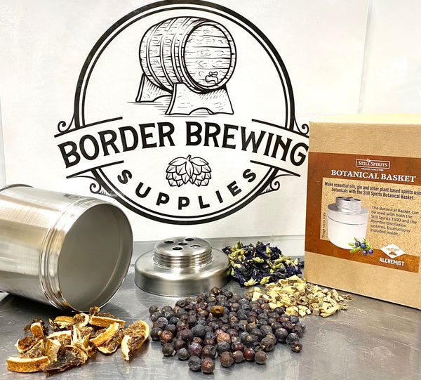 Still Spirits Botanical Basket Gin T500 Alembic Dome Pot Turbo 500 Botanical Basket Still Spirits Simply attach your Botanical Basket filled with your favourite botanicals to your Alembic or Turbo 500 during distillation to make a beautiful homemade gin. Simply make your spirit wash as normal Perform a Stripping Run During the Spirit Run, screw the basket onto the Pot Still Alembic Dome or Turbo 500 Condenser (Remove the Saddles) and run your spirit through