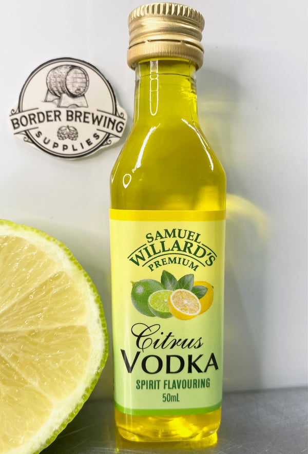 Samuel Willards Premium Citrus Vodka Spirit Essence Flavouring Lemon Lime