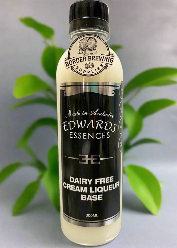 Non-dairy Cream Liqueur Base 300ml Edwards Essences Vegan friendly Perfect for those looking to make creamy liqueurs but without the real dairy cream. Use this to make a delicious vegan Irish cream.