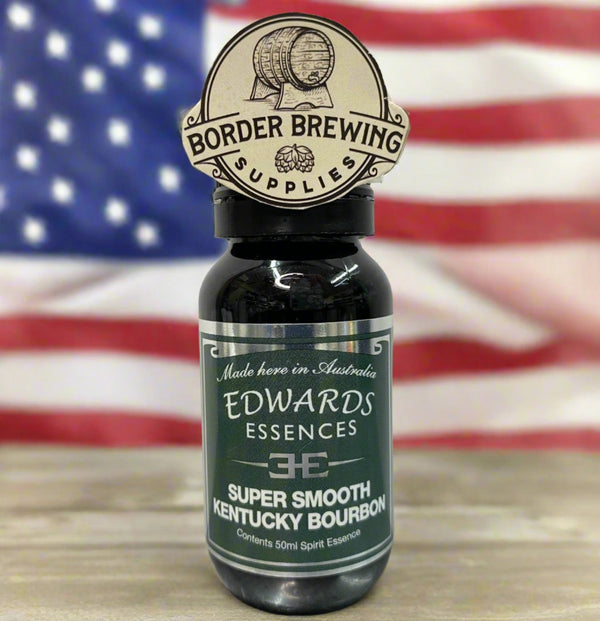 Super Smooth Kentucky Bourbon Edwards Essences A Premium extra smooth Bourbon, typical of the Kentucky style. Makes 3.5 Litres Or mix 700ml of neutral spirit (38%) 10ml (2 caps) of Edwards Essences Our top selling Jim Beam style essence
