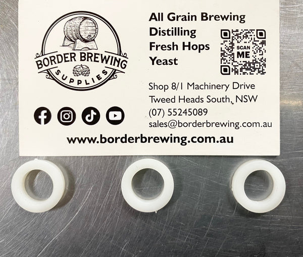 Gas Regulator Crush Washer Nylon Gas Washer To fit the range of MK Regulators for gas bottle on beer kegerators Plumbers tape not required. Simply screw your regulator in tightly, the washer will make a complete seal.