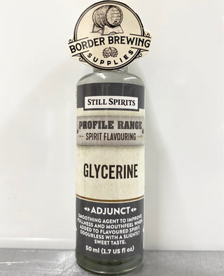 Glycerine Adjunct Profile Range Still Spirits Smoothing agent to improve fullness & mouthfeel. Odourless with a slightly sweet taste.  Glycerine is a must and helps smooth and mellow spirits, also adding body to your spirit.  Add 5-10ml per Litre  Or use per Whiskey & Gin Craft Kit recipe book.