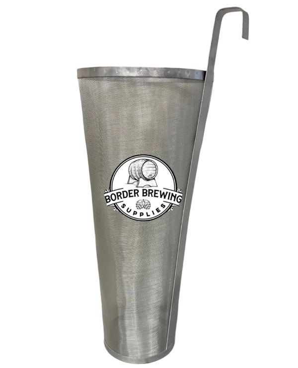 Helps keep hops together during the boil, also helps prevent hops blocking your pump or getting into your chiller / fermenter.
It can be used on all appropriate sized boil pots, including the Grainfather.