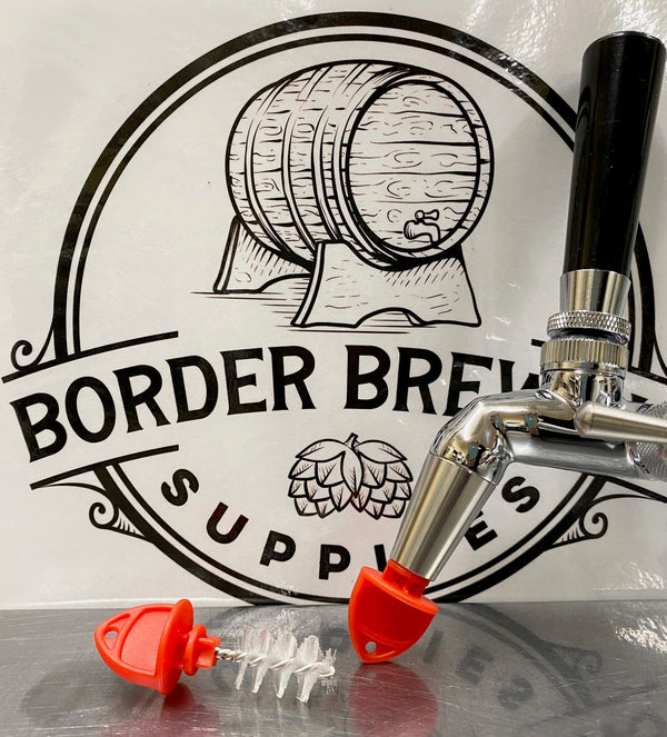 Brush & Cap NUKATAP The best cleaning procedure is to give the taps a quick brush with this device, then spray the internal spout with Superkill Ethanol Spray then to fit the silicone faucet, tap plug.