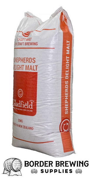 Shepherds Delight Malt Gladfield Has a concentrated or intense deeper flavour than our Aurora Malt. It will provide a potent bready, toasted, cola flavour with a lingering fruity sweetness and red hue to the brewed beer