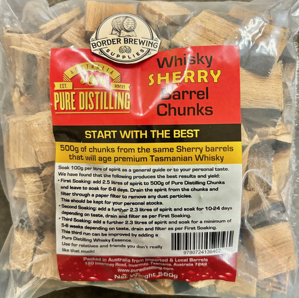 Whisky Sherry Barrel Stave Chunks