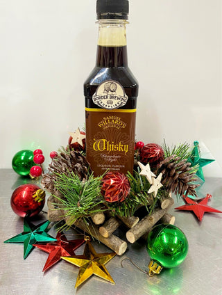 Spiced Whiskey Liqueur Premix Samuel Willard’s A golden-coloured liqueur made from Scotch whisky, Honey, Herbs & Spices in the style of Drambuie.  A perfect after dinner drink.  Spice up your Whiskey this Christmas with this Spiced Whisky Liqueur.  Samuel Willard’s Express premix is already mixed with the recommended sugar base, so there is no messy mixing required, just Shake and Pour, makes 1.125L of finished product