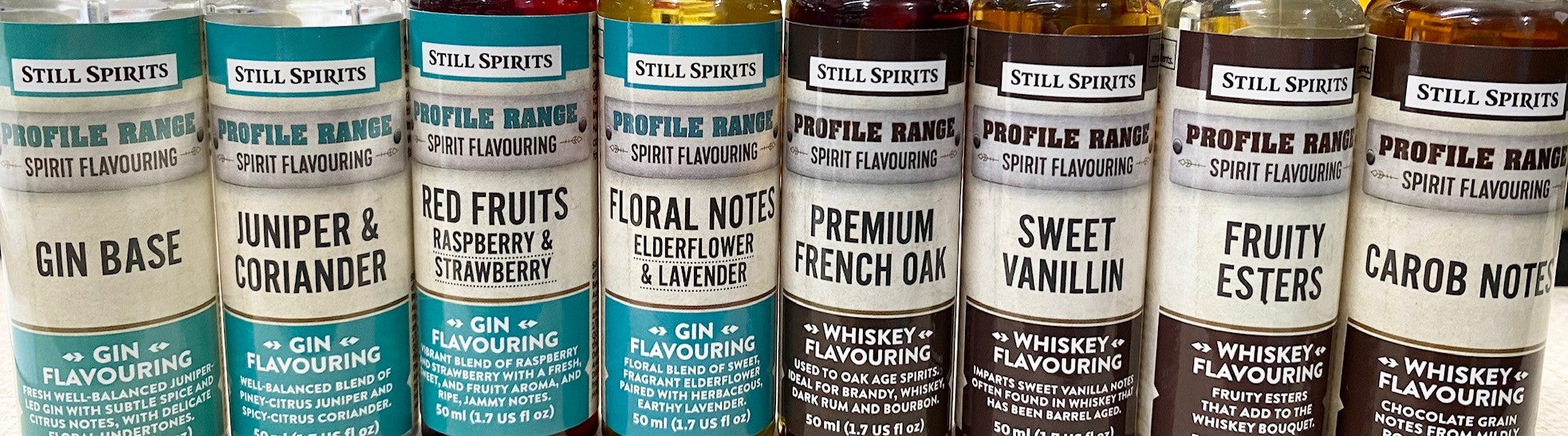 Still Spirits Gin Whiskey Profile Range