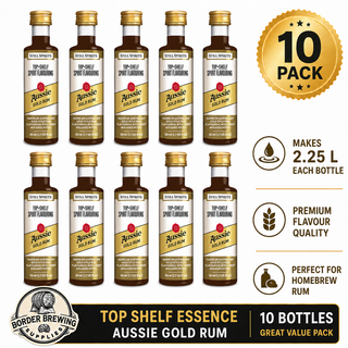 Top Shelf Aussie Gold Rum x 10 Pack Bundle