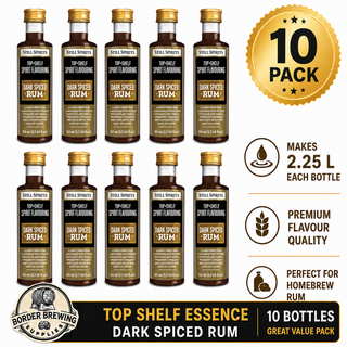 Top Shelf Dark Spiced Rum x 10 Pack Bundle