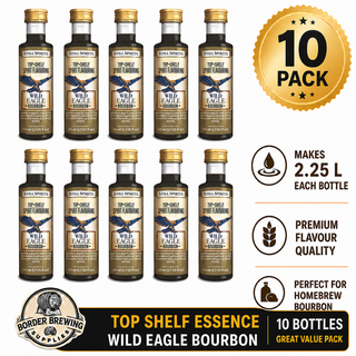 Top Shelf Wild Eagle Bourbon x 10 Pack Bundle