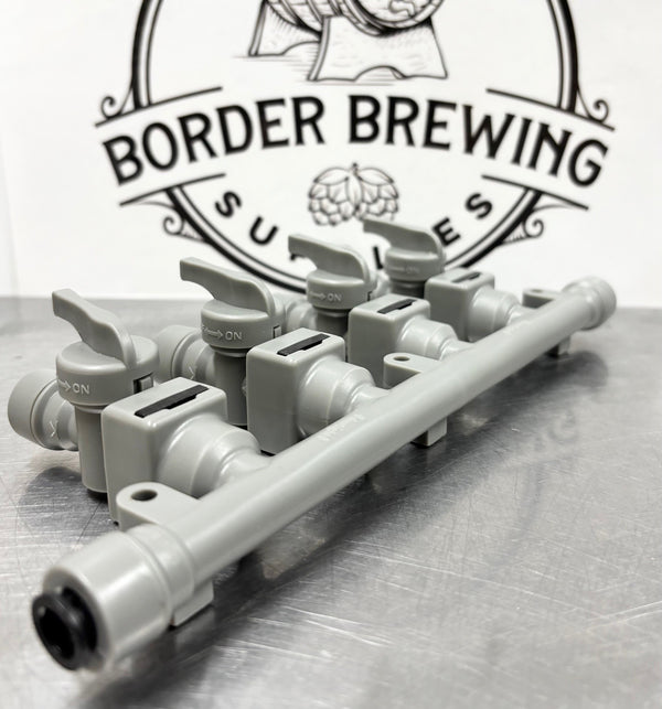 Gas Manifold Line Splitter 4 way