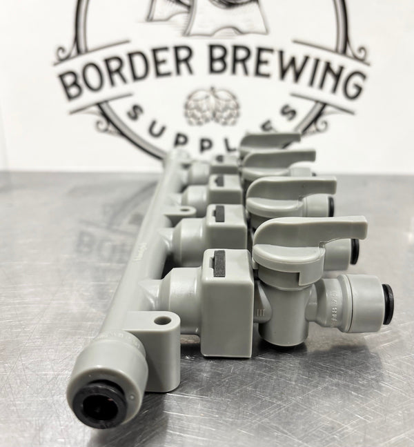 Gas Manifold Line Splitter 4 way
