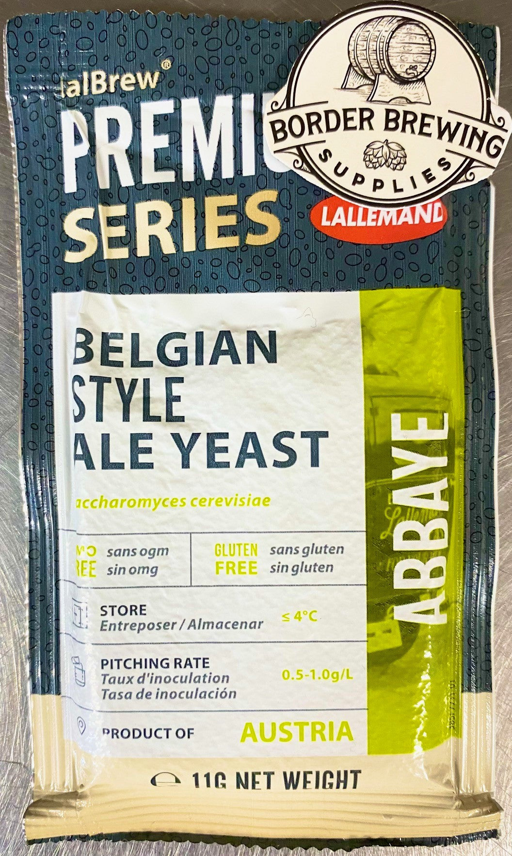 Lallemand Abbaye Belgian Ale Yeast Border Brewing Supplies