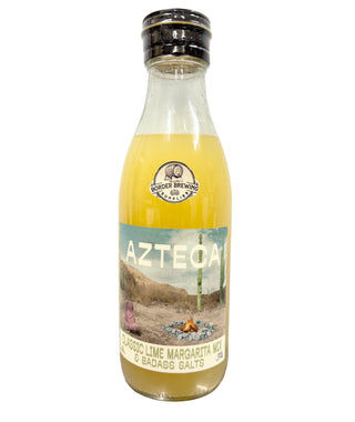 All natural ingredients Margarita Mix with glass rimming salt.
