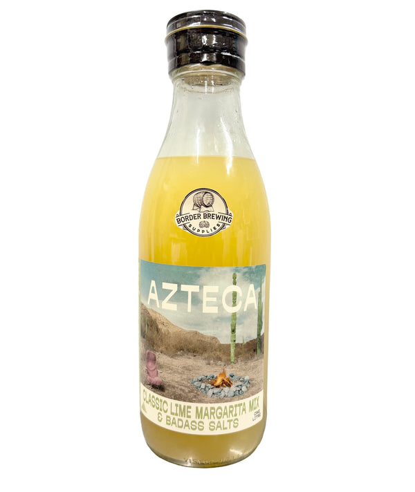 All natural ingredients Margarita Mix with glass rimming salt.
