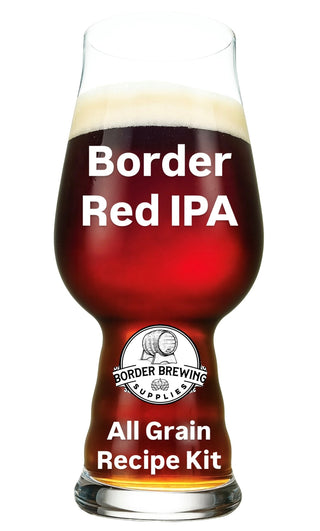 Border Red IPA Award-Winning Red IPA All Grain Recipe Kit by Border Brewing Supplies featuring Citra, Simcoe and CTZ hops.