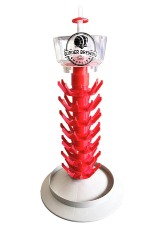 KegLand Bottle Tree & Rinser Combo | 63 Bottle Drying Rack