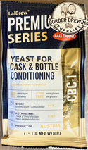 CBC-1 Yeast for Cask & Bottle Conditioning Lallemand LalBrew High resistance to alcohol & pressure makes it perfect for bottle conditioning.  CBC-1™ has a neutral flavour profile & does not metabolize maltotriose, therefore the original character of the beer is preserved after refermentation. The yeast will settle and form a tight mat at the bottom of the bottle or cask.