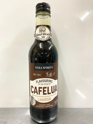 Cafelua Top Shelf Select Still Spirits Flavouring & Base  A bold, Mexican style coffee liqueur flavouring with subtle rum notes and hints of vanilla.  Kahlua style