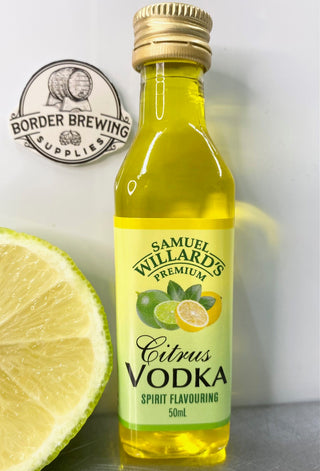 Samuel Willards Premium Citrus Vodka Spirit Essence Flavouring Lemon Lime 