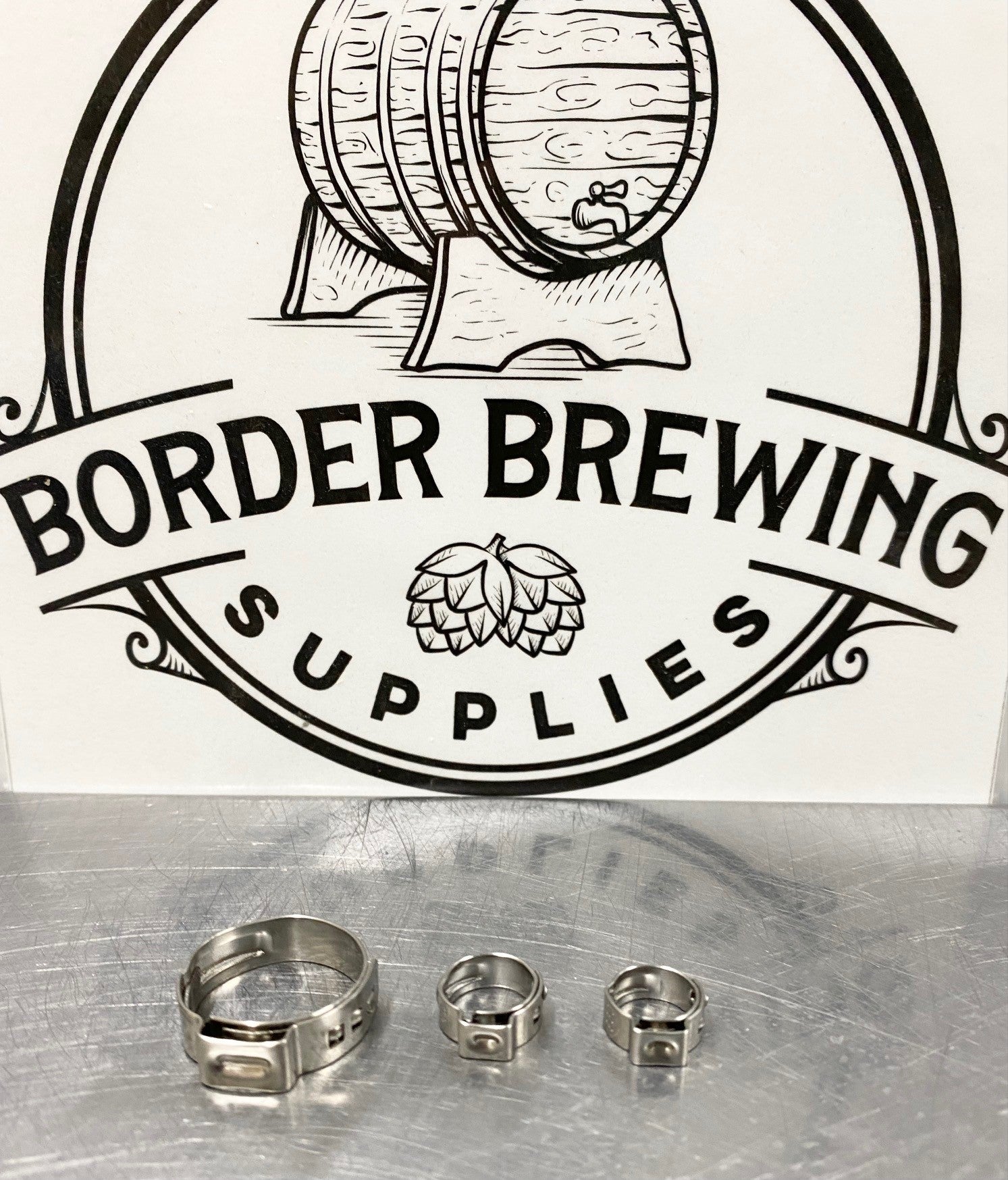 Stepless Clamps for Beer Line Hose | Border Brewing Supplies