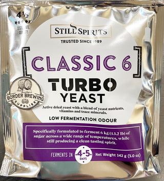 Still Spirits Classic 6 Turbo Yeast Low Odour Distilling Spirit Wash 