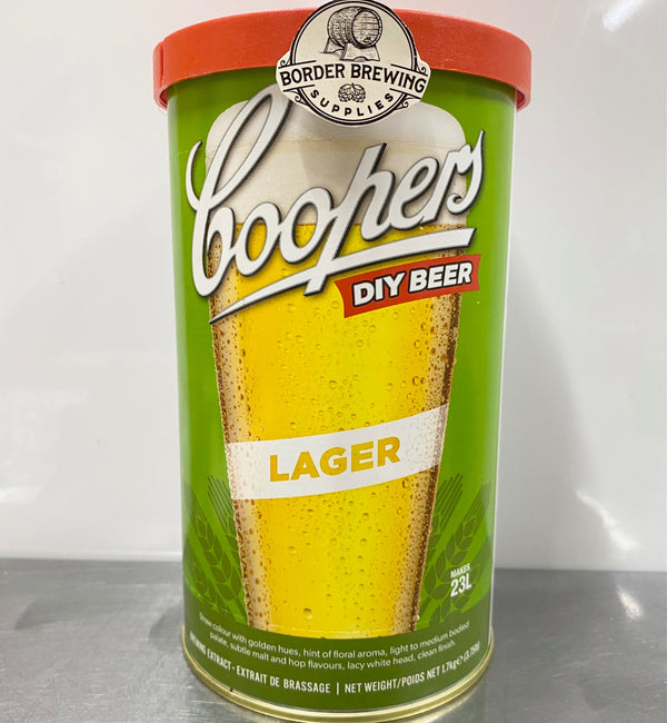 Lager Coopers Original 1.7kg DIY Malt Extract Brewing Kit Straw colour with golden hues and a lacy white head. Light floral aromas follow through on a light to medium bodied palate with subtle malt and hop flavours and a clean finish.  An Australian Lager style with plenty of character.