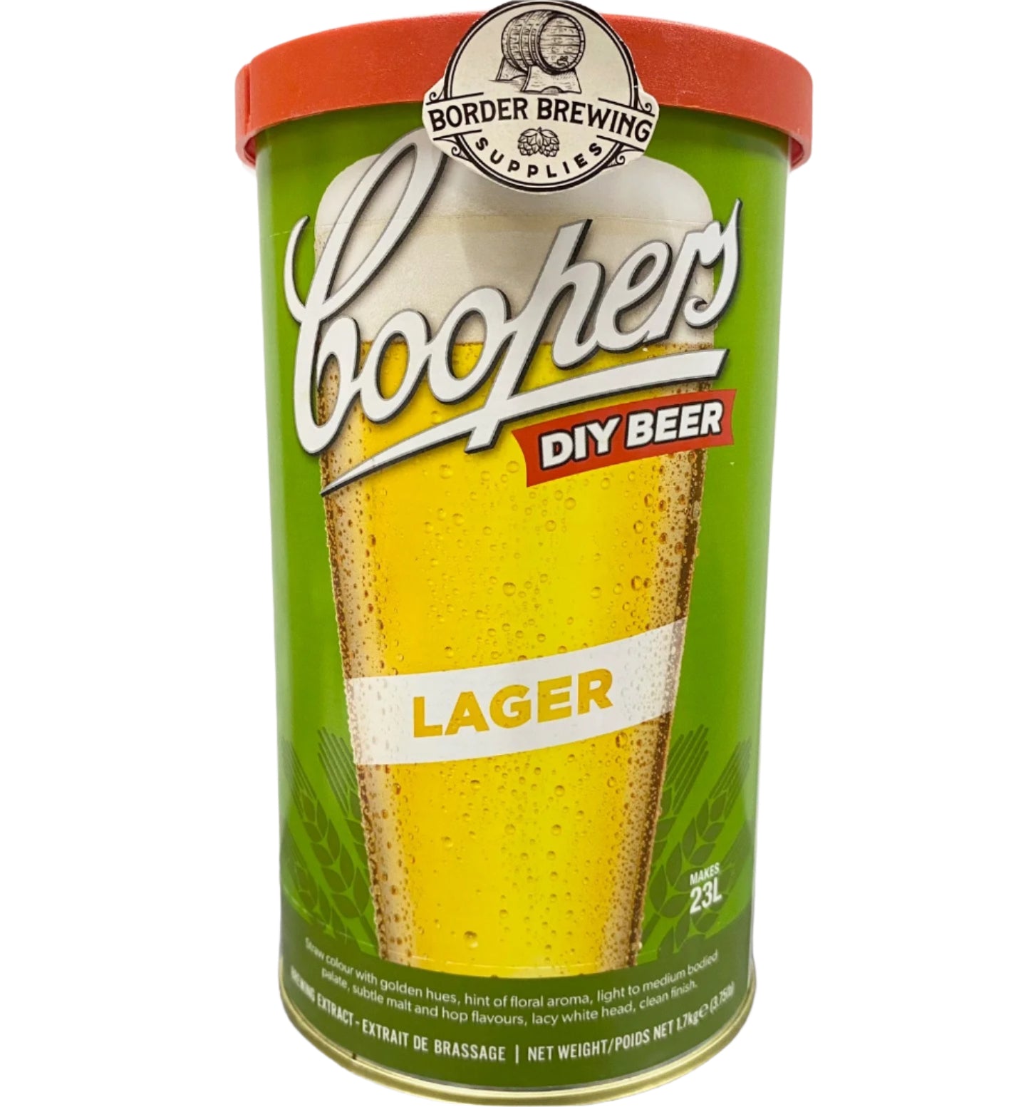 Coopers Lager Brew Kit | Border Brewing Supplies