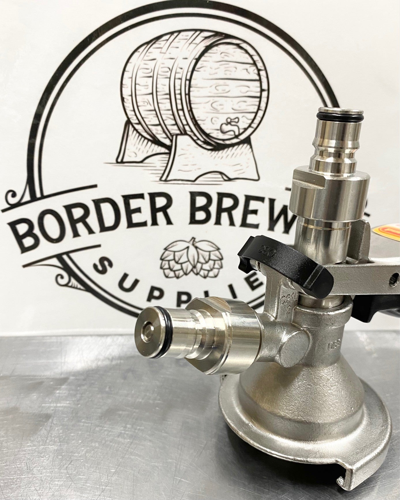 Coupler Ball Lock Post GAS | Border Brewing Supplies