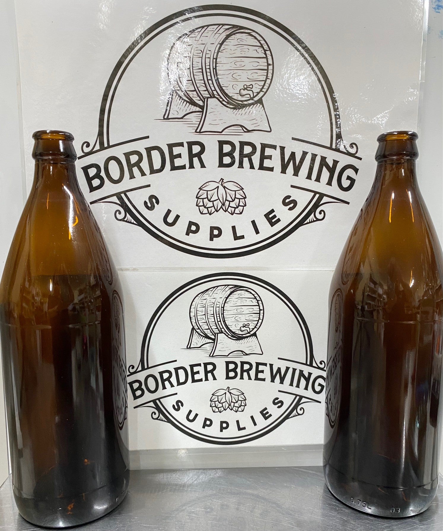 Beer Bottles Crown Top 750ml Border Brewing Supplies