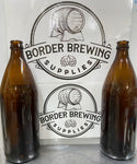 Crown Top Seal Amber Beer Bottles 750ml Homebrew Brew at home thick glass
