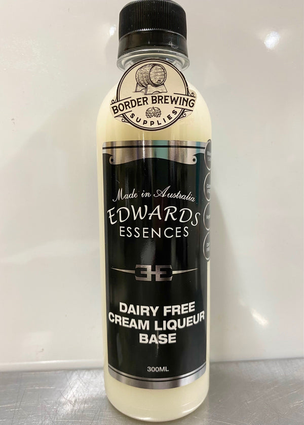 Non-dairy Cream Liqueur Base 300ml Edwards Essences Vegan friendly Perfect for those looking to make creamy liqueurs but without the real dairy cream.  Use this to make a delicious vegan Irish cream.