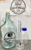 Demijohn 5 Litre Bottle Craft Fermentation. Demijohn 5L Glass Bottle Flip Top Swing Lid Quality Glass made in Italy Store your neutral spirit long term in one of these.  Also used for small batch fermentations of beer, mead, cider or wine. *Airlock & Bung Sold Separately 