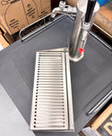 Door-Mounted Drip Tray | 40cm Stainless Steel Kegerator Tray