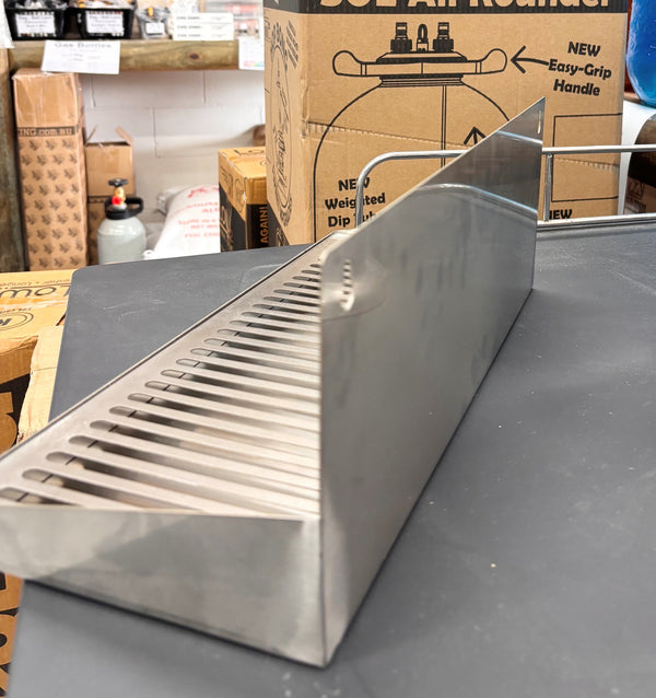Door-Mounted Drip Tray | 40cm Stainless Steel Kegerator Tray