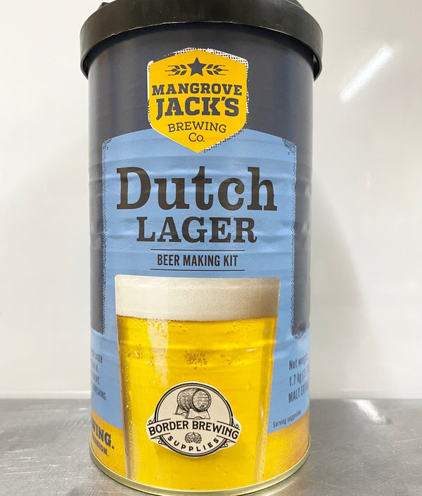 Dutch Lager Mangrove Jack's International 1.7kg Malt Extract Brewing Kit This favourite of the Amsterdam crowd is now readily available in most bars of the world.  A crisp golden refreshing Lager in the style Heineken & Grolsch