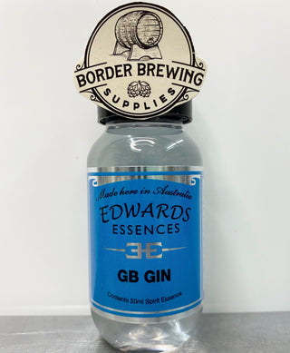 GB Gin Edwards Essences A classic Dry Gin with a fresh clean taste of Juniper & citrus neatly rounded with angelica and coriander spices. Makes 3.5 Litres Or mix 700ml of neutral spirit (38%) 10ml (2 caps) of Edwards Essences  Try Edwards Essences GB Gin if you like Gordon’s™