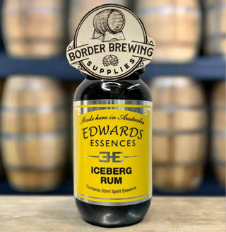 Iceberg Rum Edwards Essences A classic Australian Rum character with the distinctive burnt molasses taste. Makes 3.5 Litres Or mix 700ml of neutral spirit (38%) 10ml (2 caps) of Edwards Essences  Try Edwards Essences Iceberg Rum if you like: Bundaberg Red Label Rum™