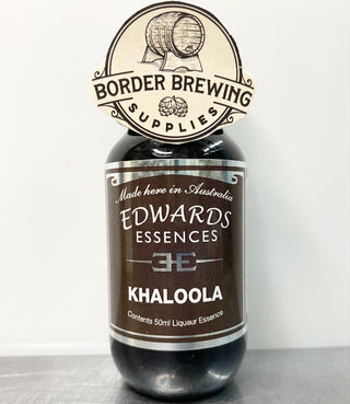 Khaloola Edwards Essences Extracts of the finest roasted South American Coffee beans provide a rich & warm experience. Try it with cream. Makes 1.4L Mix 900ml of neutral spirit (38%) 50ml of Edwards Essences 450g of white sugar 150ml of water  Try Edwards Essences Khaloola if you like: Kahlua™