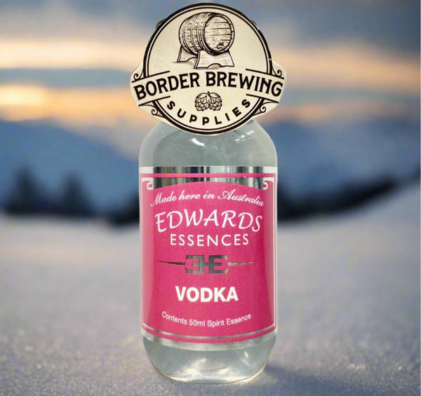 Vodka Edwards Essences Premium Vodka characterised by fresh, clean, smooth tasting flavour.  Makes 3.5 Litres Or mix 700ml of neutral spirit (38%) 10ml (2 caps) of Edwards Essences  Try Edwards Essences Vodka if you like: Absolut™