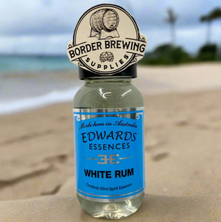 White Rum Edwards Essences A rich & strong Caribbean experience. Enjoy on the rocks or in a cocktail. Makes 3.5 Litres Or mix 700ml of neutral spirit (38%) 10ml (2 caps) of Edwards Essences  Try Edwards Essences White Rum if you like: Bacardi™