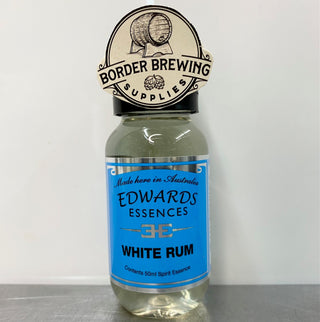 White Rum Edwards Essences A rich & strong Caribbean experience. Enjoy on the rocks or in a cocktail. Makes 3.5 Litres Or mix 700ml of neutral spirit (38%) 10ml (2 caps) of Edwards Essences  Try Edwards Essences White Rum if you like: Bacardi™
