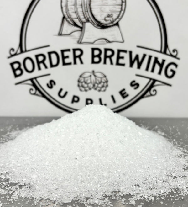 Magnesium Sulphate
Food Grade Epsom Salt 250g
Magnesium sulphate, commonly known as Epsom salt, is a brewing salt used to adjust the ion content of brewing water, impacting the mash and wort pH, and ultimately influencing beer flavour and bitterness.
It lowers pH slightly and can enhance hop bitterness by adding a "crispness" to the flavour.