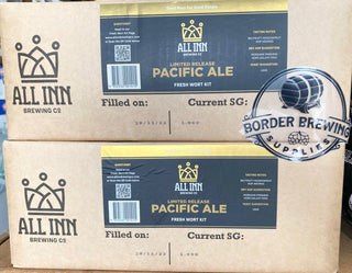 Pacific Ale All Inn Brewing - Fresh Wort Kit Limited Release Big Fruity Passionfruit Hop Aromas  Yeast Suggestion: US05, BRY-97 Dry Hop Suggestion: Galaxy 100g  Fresh Wort Kits are 15L of freshly brewed wort, hopped & ready for you to ferment. Pour FWK into sanitised fermenter, add 5L of water & suggested yeast & ferment away.