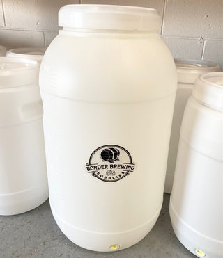 Fermenter 60L Plastic Food Grade Ampi style carboy with screw lid with hole (for airlock)  Ferment double batches of beer, mead, cider, wine etc 