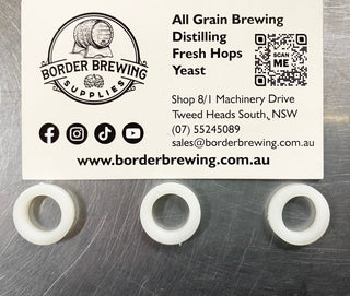 Gas Regulator Crush Washer Nylon Gas Washer To fit the range of MK Regulators for gas bottle on beer kegerators   Plumbers tape not required. Simply screw your regulator in tightly, the washer will make a complete seal.