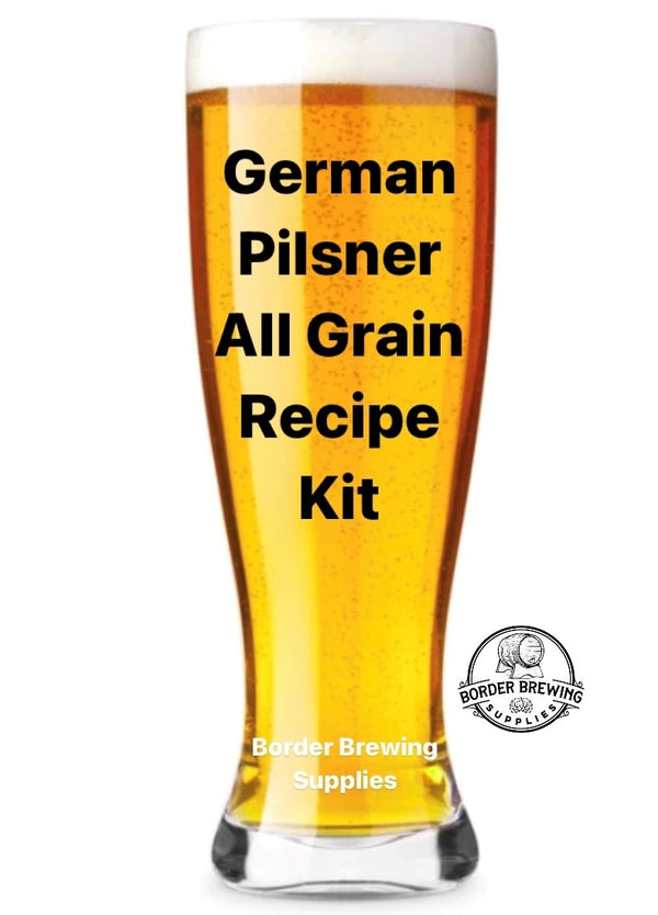 German Pilsner All Grain Recipe Kit Traditional German Pilsner A light-bodied, highly-attenuated, gold-colored, bottom-fermented bitter German beer showing excellent head retention and an elegant, floral hop aroma. Crisp, clean, and refreshing, a German Pils showcases the finest quality German malt and hops.