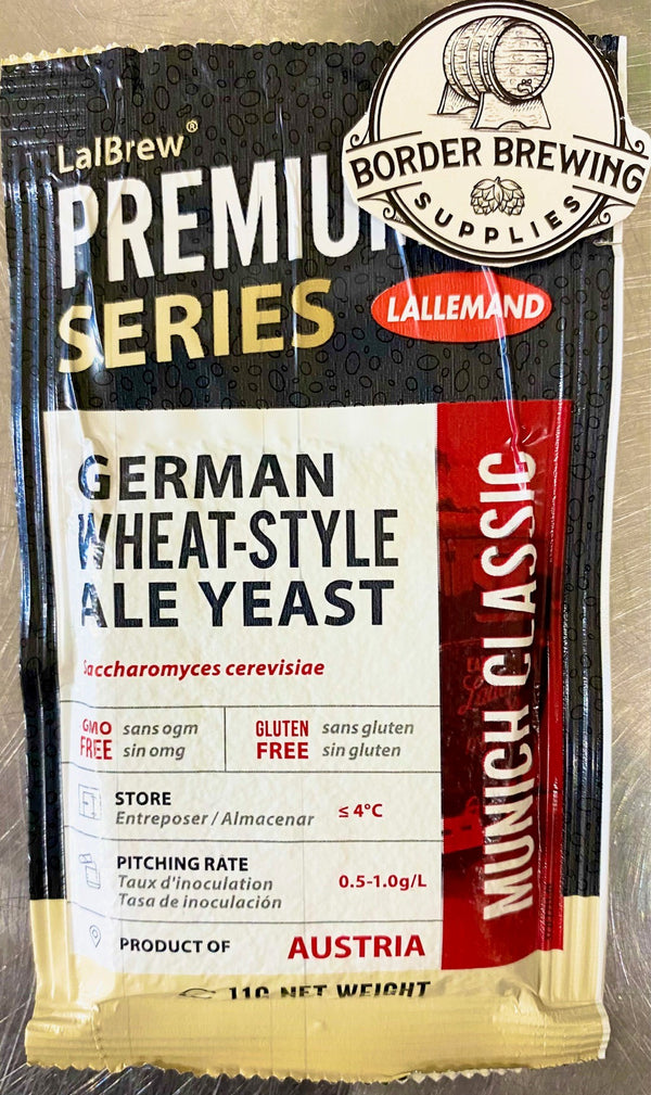 Munich Classic German Wheat Style Ale Yeast Lallemand LalBrew A Bavarian wheat beer strain selected from the Doemens Culture Collection. It can easily express the Spicy & Estery aroma profile typical to German wheat beer styles. 